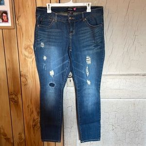 Torrid Destructed Straight Jeans 14
